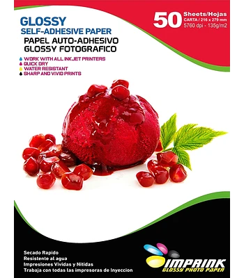 Papel Adhesivo Fotográfico Glossy