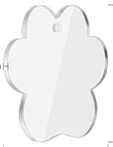 LLAVERO ACRILICO TRANSPARENTE FIGURA