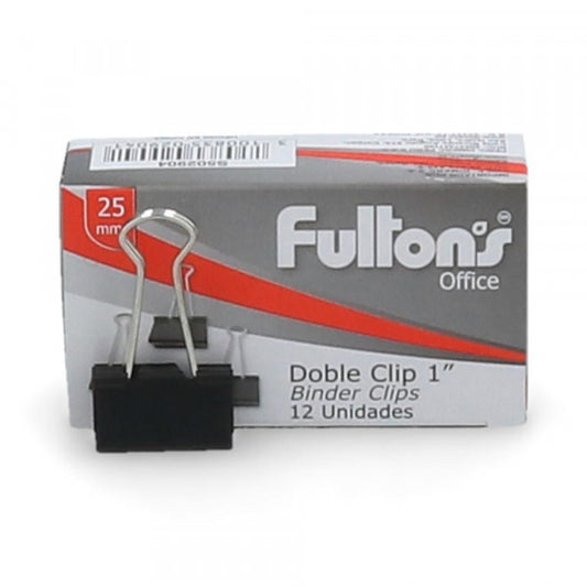 doble clip 25mm