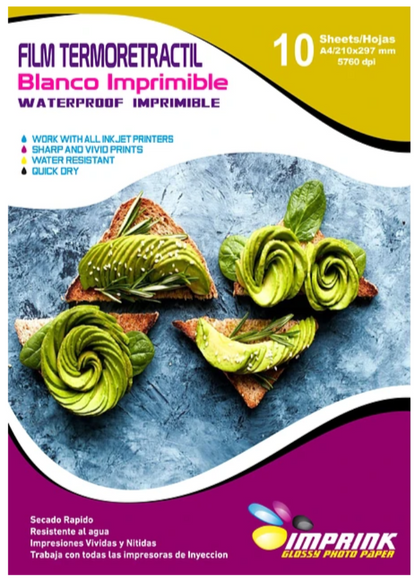 PAPEL TERMORETRACTIL O ENCOGIBLE