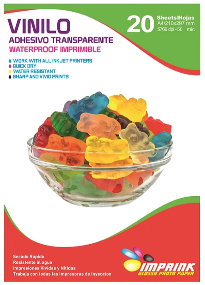 Vinilo Adhesivo Transparente