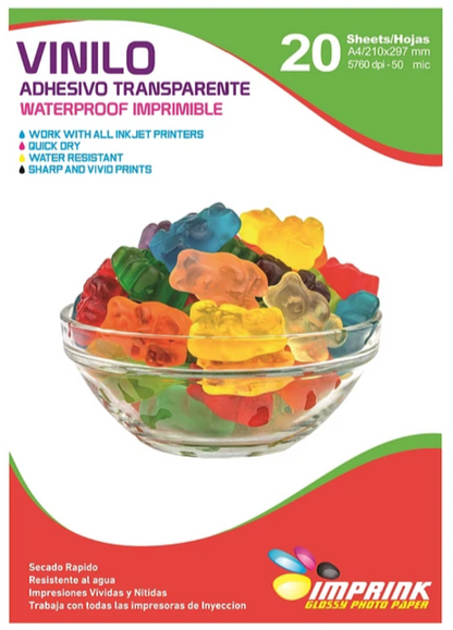 Vinilo Adhesivo Transparente