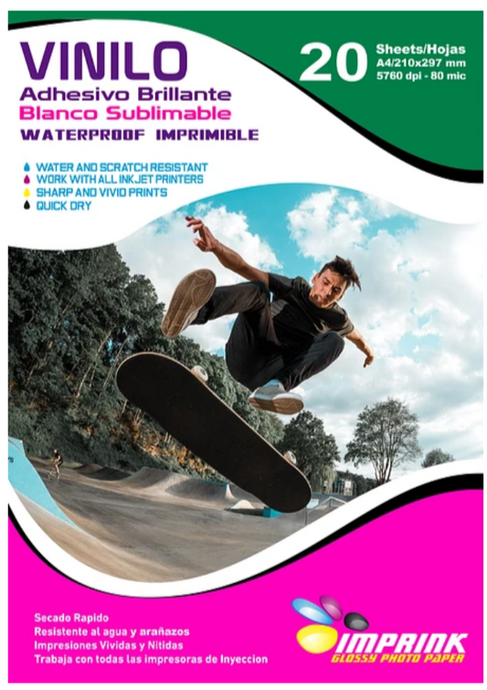Vinilo Sublimable Blanco