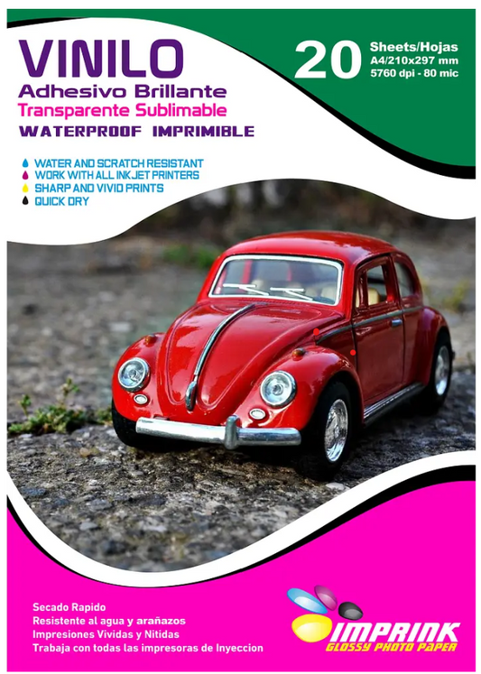 Vinilo Sublimable Transparente