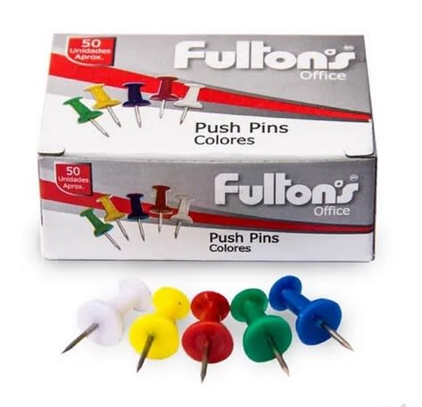 push pins colores