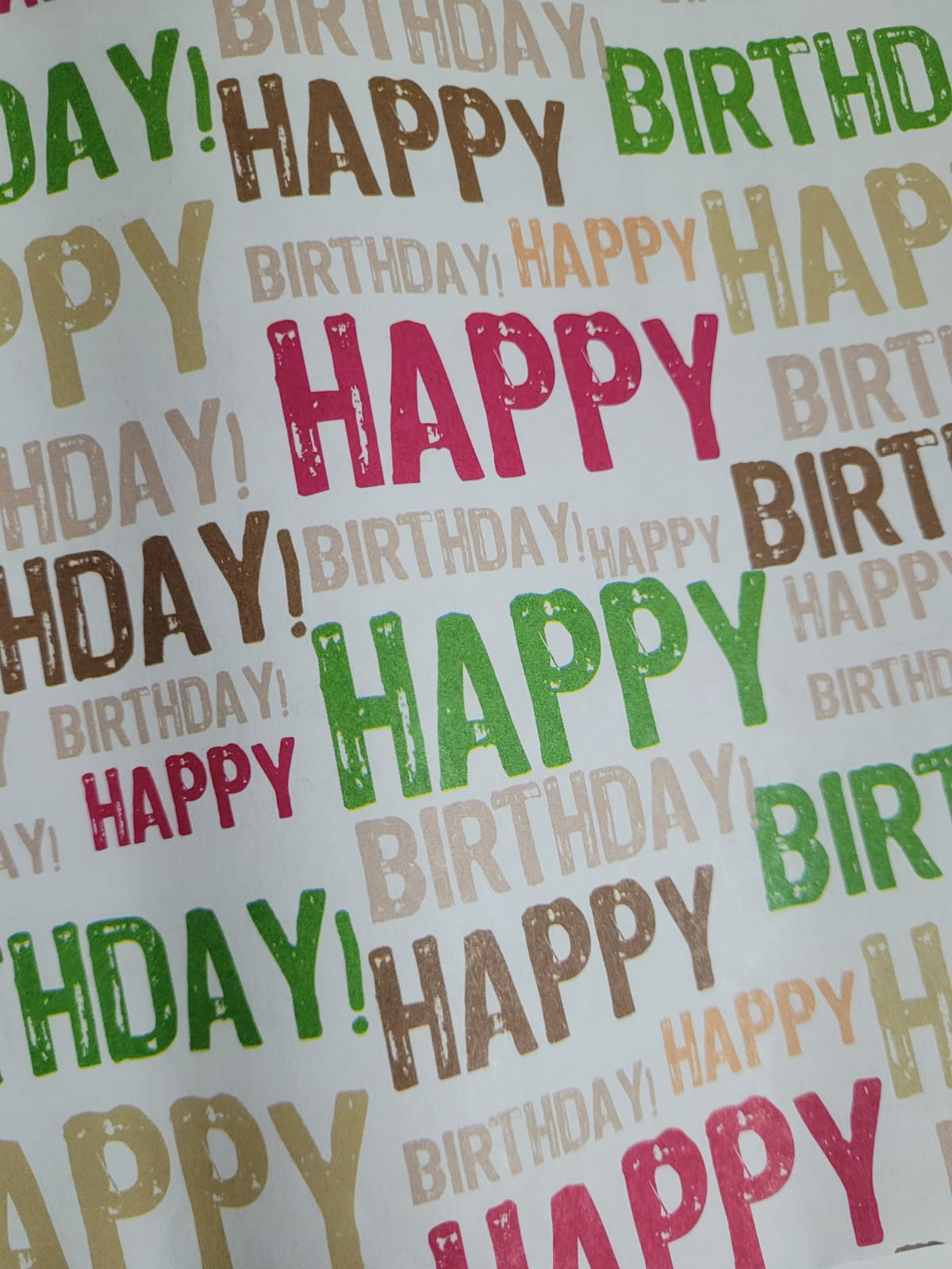 Papel de regalo Cumpleaños