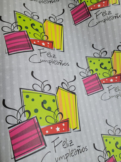 Papel de regalo Cumpleaños