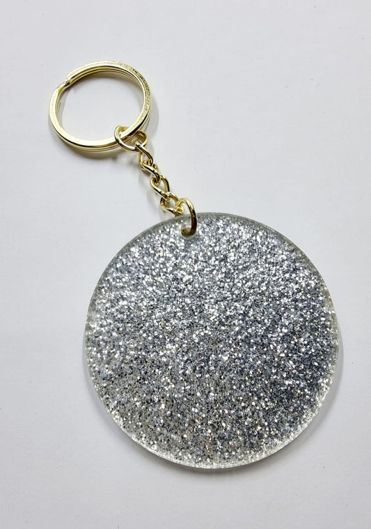 Llaveros acrílicos Glitter