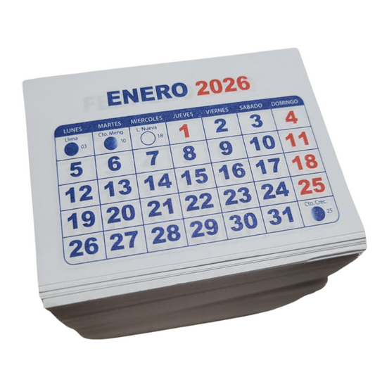 Mini calendarios 2026